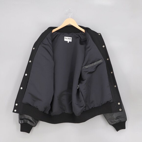 VINTAGE MAC MURRAY Universal Studios Varsity Jacket Wool Leather Size L - Picture 7 of 7